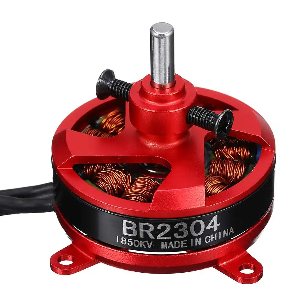 Racerstar BR2304 1850KV 2-3 S бесщеточный двигатель дистанционного управления части самолета для модель самолёта на радиоуправлении