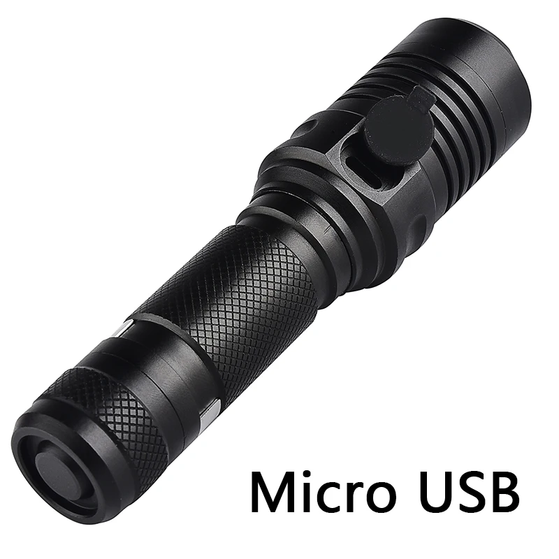 Перезаряжаемый светодиодный фонарик Litwod Z35 с микро USB регулируемым фокусом