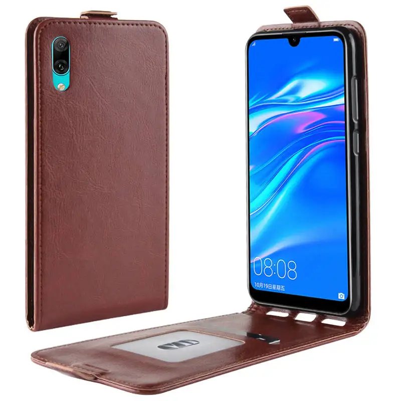 Vertical Flip Leather Case for Huawei Y7 Prime 2019 Cover UP Down Flip Cover for Huawei Y7 Prime 6.26 incn 2019 Phone Bag Funda Huawei dustproof case Cases For Huawei