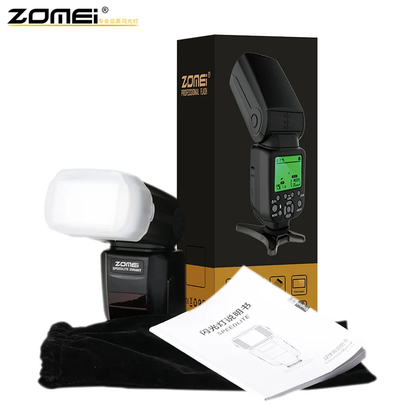 

Zomei ZM580T Auto Focus TTL 1/8000S High Sync Speed Flash Speedlite for Nikon D5500 D3200 D5200 D5300 D7000 D7100 D750 Camera