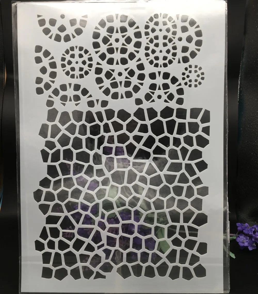 

29*21cm A4 Block Texture DIY Layering Stencils Wall Painting Scrapbook Coloring Embossing Album Decorative Card Template