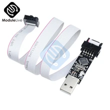 USBasp USBISP 3,3 В/5 В AVR программист USB ATMEGA8 ATMEGA128 микроконтроллер EEPROM поддержка AVRDude 10 pin ISP интерфейс