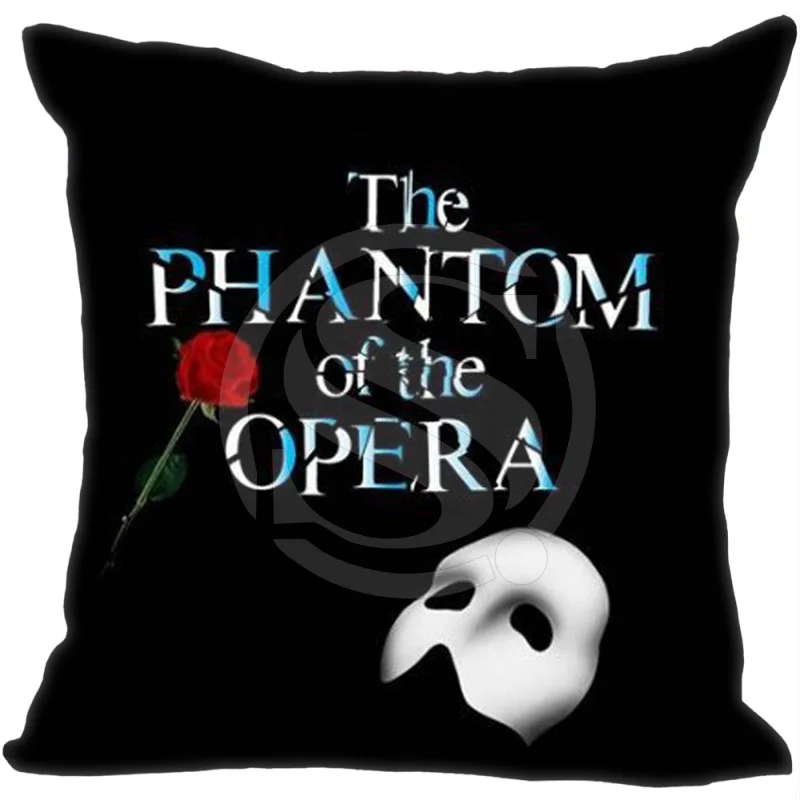

Musical The Phantom Of The Opera Pillowcase (one sides) Zippered Pillow Cover 40x40cm Drop Shipping