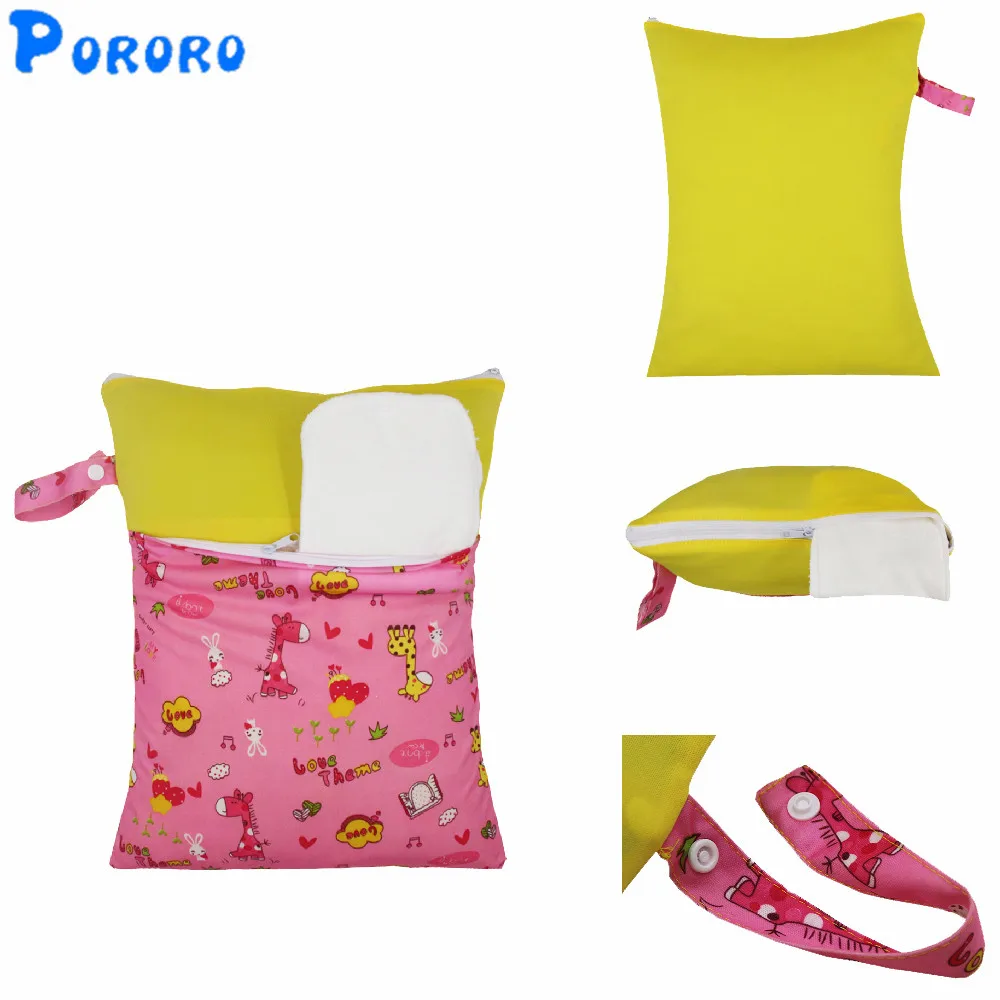 30x40cm Washable Baby Dry Diaper Bags Nappy Reusable Waterproof