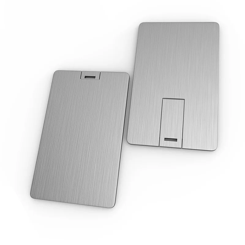 Металлическая визитная карточка Pormo USB флэш 8 ГБ 16 32 64 Гб супер тонкая Подарочная