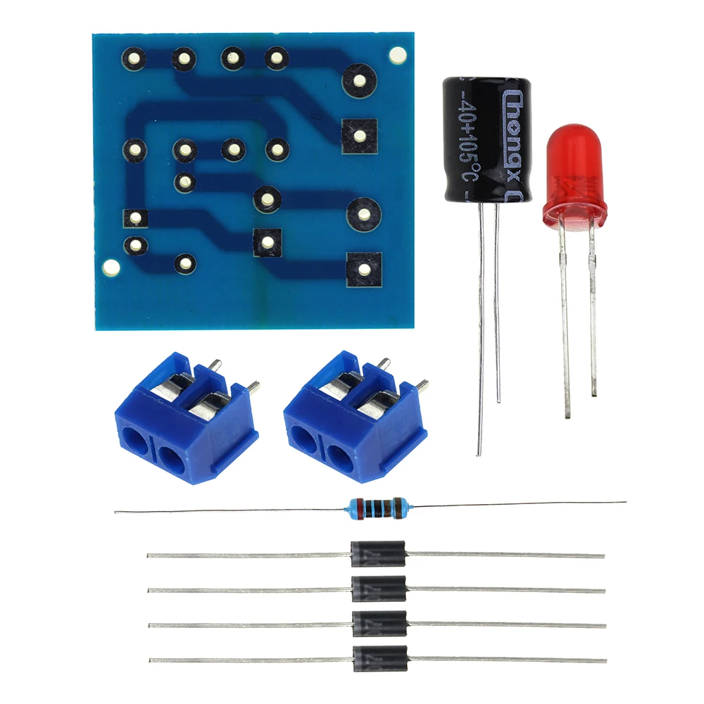 Diy Kit IN4007 Bridge Rectifier AC DC Converter Full Wave Rectifier PCB