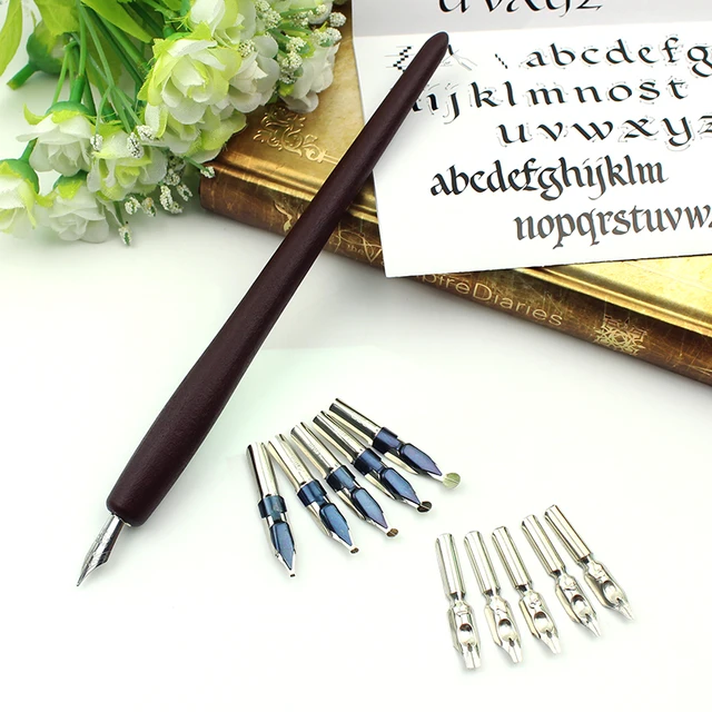 Antique Feather Quill Pen Woodendip Writing For Wedding Gift Harry Antique Feather Quill Pen Woodendip Writing For Wedding Gift Harry Potter Office School Supplies Fountain