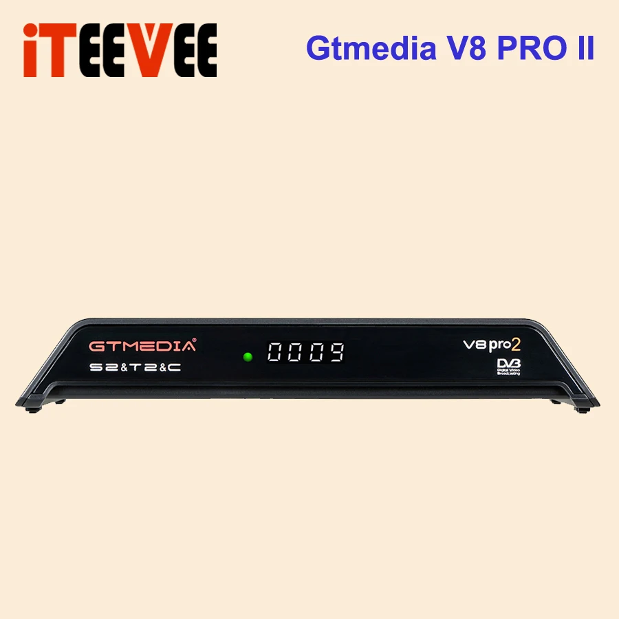 Freesat Gtmedia V8 PRO2 комбинированный спутниковый ресивер Поддержка DVB-S2+ T2/C Biss ключ обновлен от v8 Золотой DHL