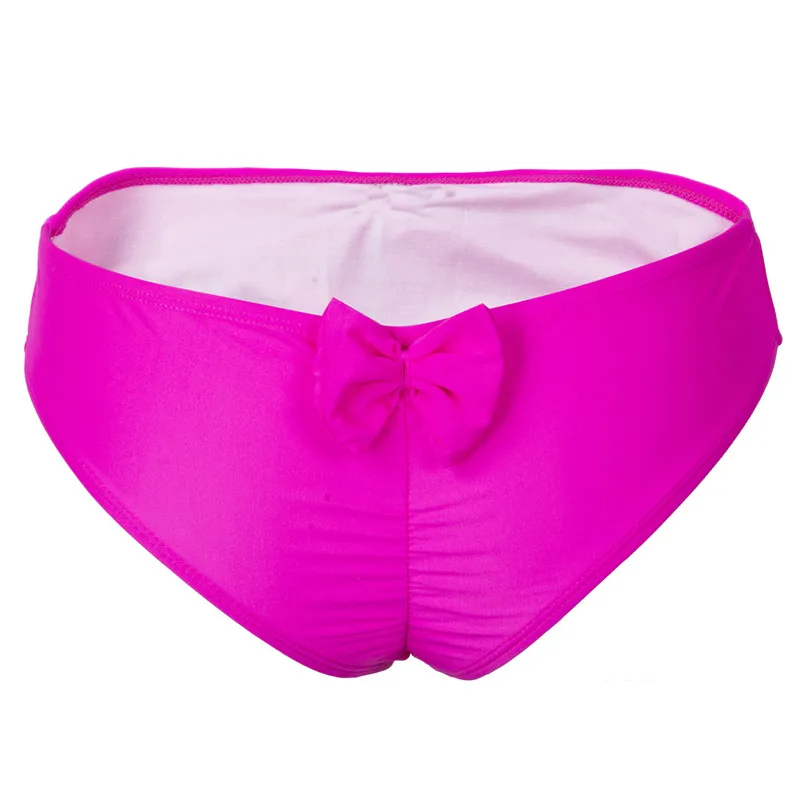 Women Sexy Brazilian Cheeky Bottom Bikini Thong Ruched Briefs Panties