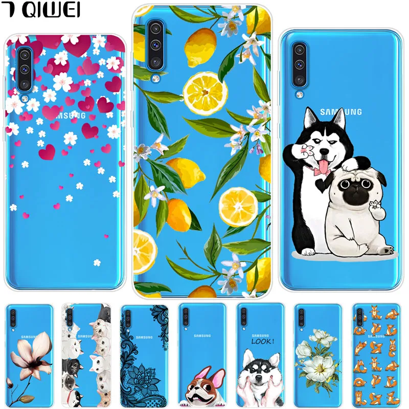 

For Samsung Galaxy A50 Case Soft TPU Silicon Phone Case For Samsung Galaxy A50 A50S A30S Cover A505F A505 6.4'' Animal 2019