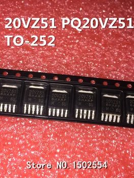 

50PCS/LOT PQ20VZ51 silk screen 20VZ51 TO252-5 0.5A 24V new original Adjustable output patch type low power loss regulator