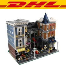 2017 New 4002Pcs MOC City Street Assembly Square Model Building Kit Blocks Bricks Toy For Children Gift Figures Compatible 10255