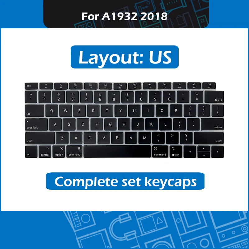 5set Lot for font b Macbook b font Air Retina 13 A1932 Key cap Key Complete