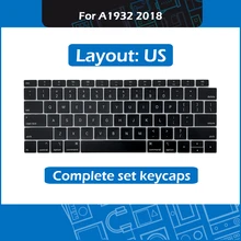 5set/Lot for Macbook Air Retina 13″ A1932 Key cap Key Complete set keycaps Replacement Late 2018 MRE82