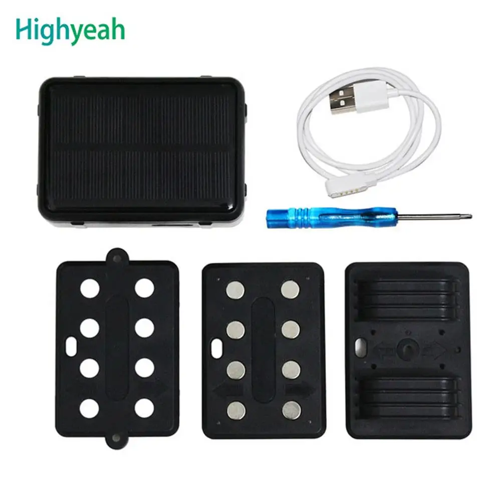 9000mAh Solar Power Sheep Cow Cattle GPS Tracker RF-V34 Waterproof GSM GPS WiFi Tracking Voice monitoring Anti-remove SOS Alarm