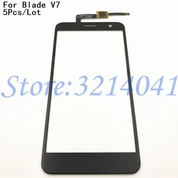 

5Pcs 100% Tested 5.2" For ZTE Blade V7 touch screen Front Glass Digitizer Panel Sensor Glass Lens Replacement For ZTE Blade V7
