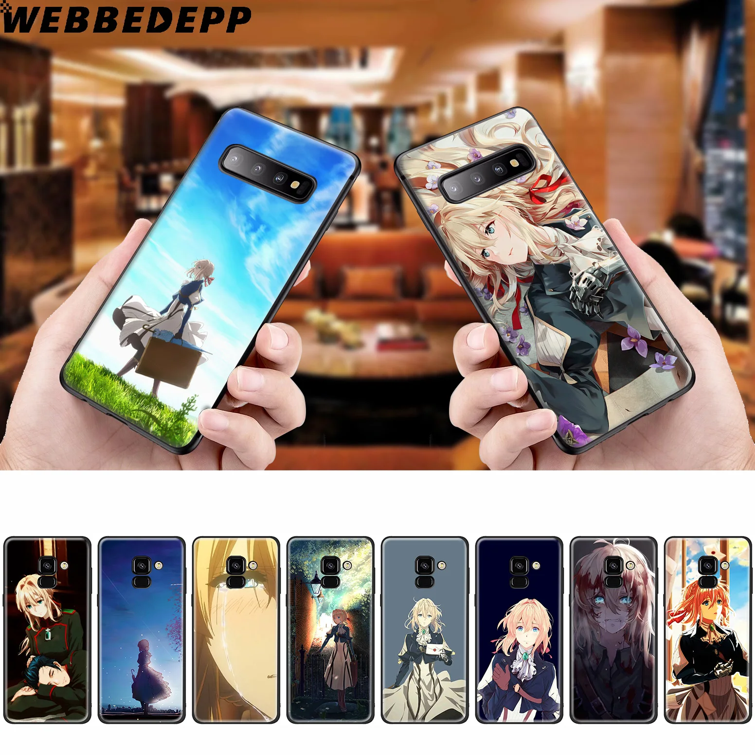 WEBBEDEPP Violet Evergarden Anime силиконовый чехол для Samsung Galaxy A3 A5 A6 A7 A8 A9 A10 A20 A30 A40 A50 A70 M10 M20 M30 |
