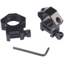 2 шт./лот 25,4 мм прицел кольцо средний профиль крепление ружейный лазер кольца для резака плоский Топ Fit ласточкин хвост 20 мм рельс Hunting caza