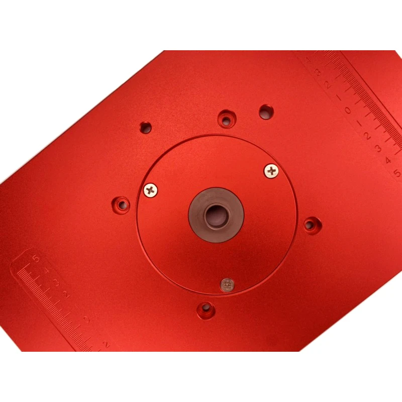 universal Aluminum Router Table Insert Plate 200x300x10mm With Cover For Woodworking Engraving Mach