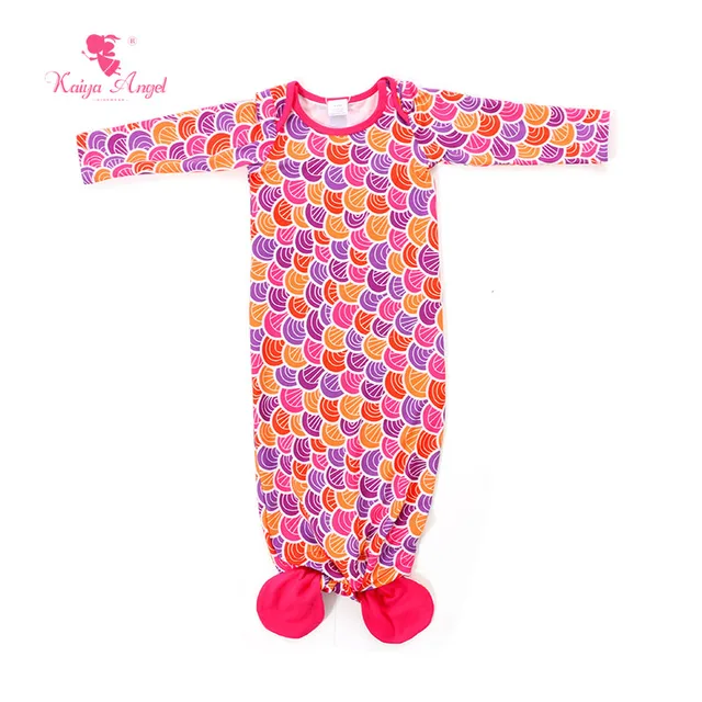 Kaiya Angel 2017 Baby Sleep Bag Bow 3 4 Sleeve Spring Baby Clothes
