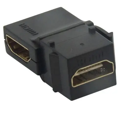 Keystone HDMI разъем с угловой стороной - Цвет: Черный