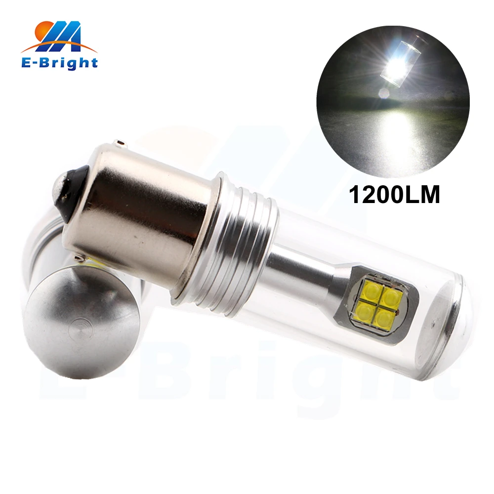 

2Pcs/Lot 2525 Chip Turn Signal light 1156 BA15S 1157 BAY15D 3156 3157 T20 7440 7443 8W 1200Lm Super Bright 10-30V Led Car Bulbs