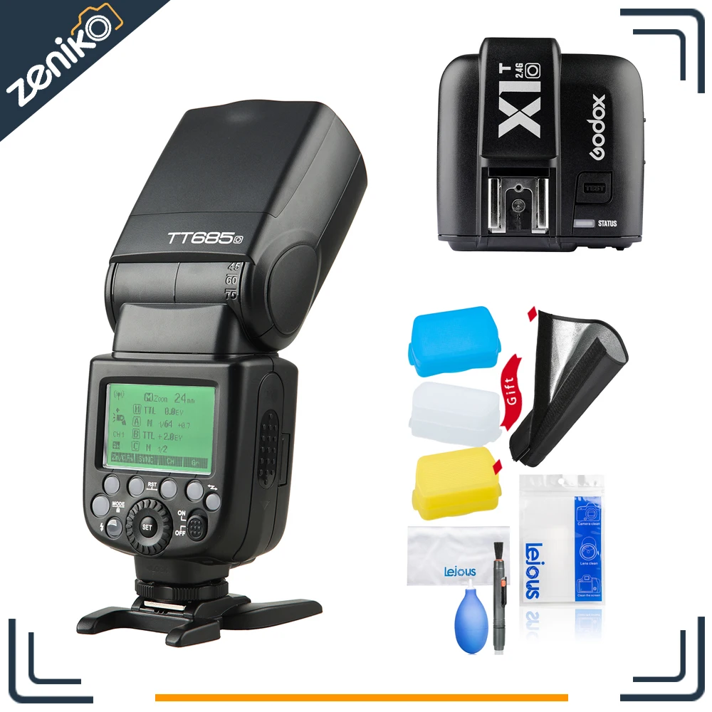 

Godox Speedlite Strobe TT685O+X1TO for Olympus Panasonic Lumix Camera Flash TTL HSS GN60 High Speed 2.4G for E-M10II