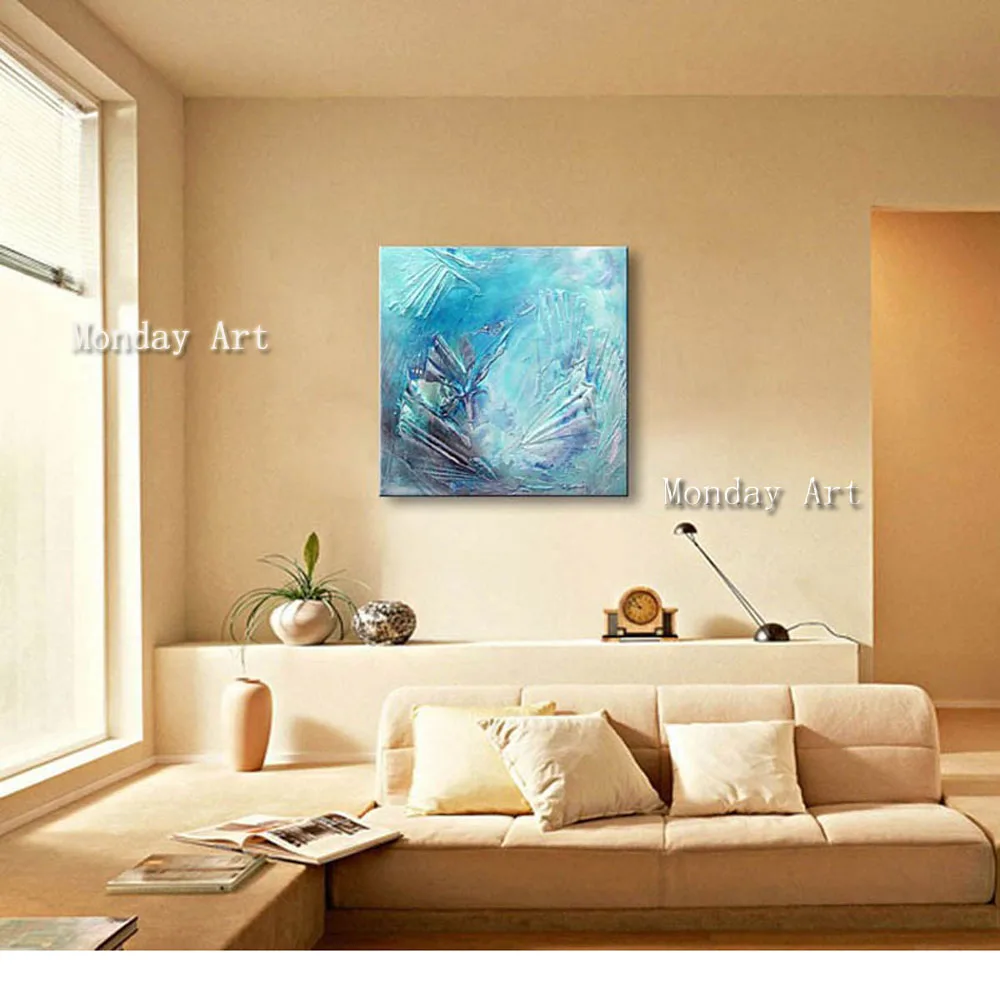 RR Unique-gift-Modren-Handpainted-abstract-pure-color-thick-oil-Home-Decor-Wall-Arts-Oil-Painting-for (5)