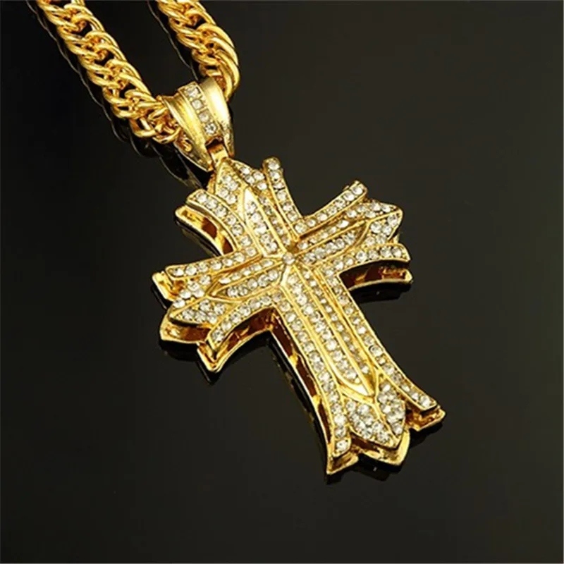 Hot sale Trendy Men Necklace Pendants Necklace Cross Pendant Fashion