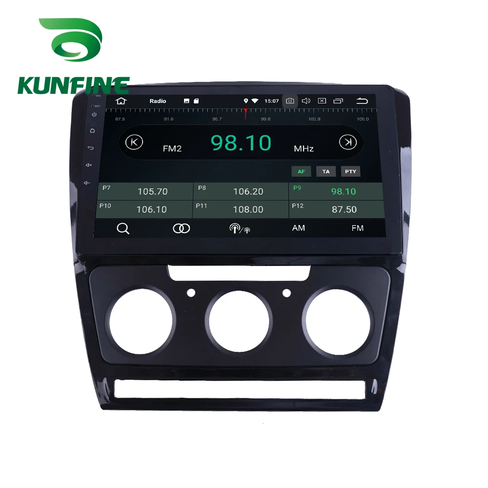 Clearance Android 9.0 Ram 4G Rom 64G PX6 Cortex A72 Car DVD GPS Multimedia Player Car Stereo For Skoda Octavia 2007-2013 MT/AT Radio 5