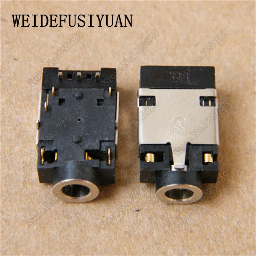 x5pcs Audio Jack for Lenovo Y400 Y410 Y410P Y430 Y430P Y500 Laptop Audio connector Headphone jack