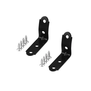 

New High quality 2 pc Black For Audi A4 S4 RS4 B6 B7 8E Glove Box Hinge Repair Kit 2001-2008 car accessories