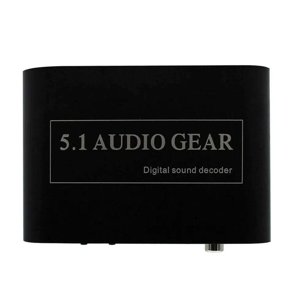 YKSO 5.1 CH Audio Decoder SPDIF Coaxial to RCA DTS AC36CH Digital Audio Converter LPCM To 5.1 Analog Converter         (8)