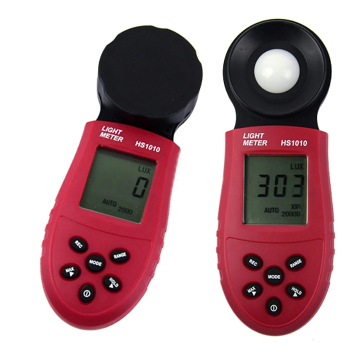 

1pc 200,000 Lux Light Meter Luxmeter HS1010 Lux/FC Meter Luminometer Photometer Tester Mayitr