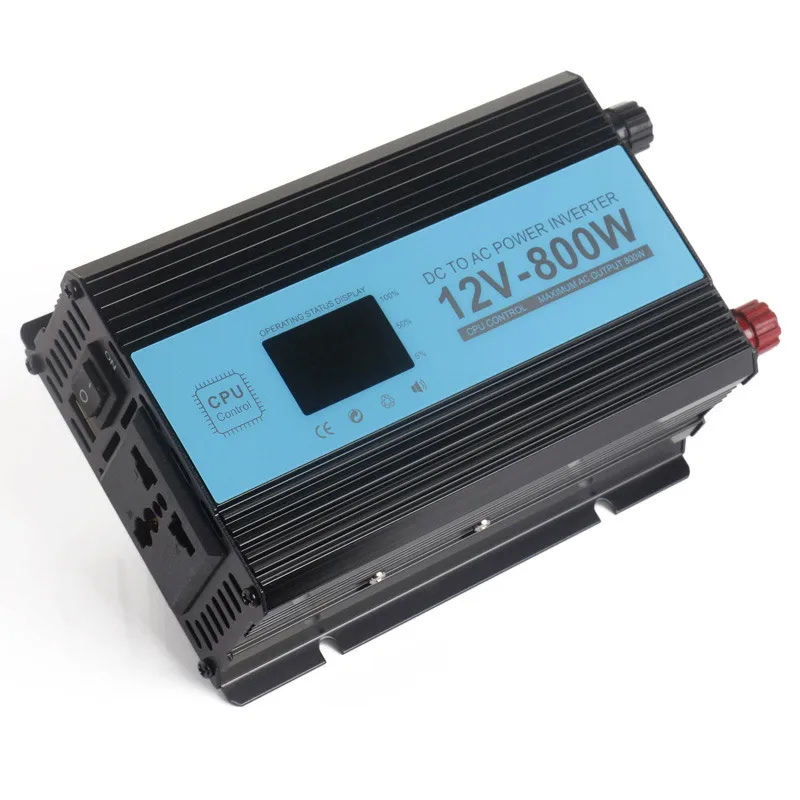 

DC 12V to AC 220V Home Inverter 800W Voltage Car Inverter Power Converter With LED Intelligent Display