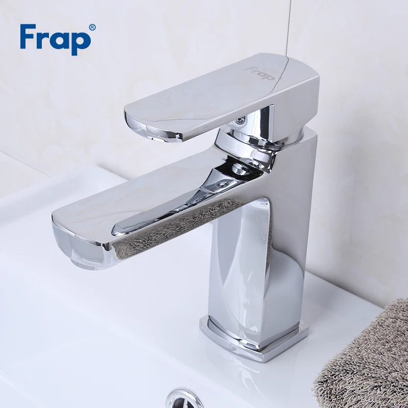 Frap Basin Faucets Deck Mounted Bathroom Faucet Hot And Cold Water