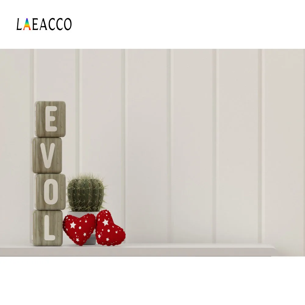 

Laeacco Gray Chic Wall LEGO Toy Brick Love Cactus Party Child Portrait Photography Backgrounds Backdrops Photocall Photo Studio