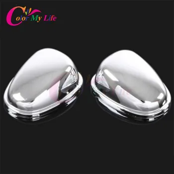 

Color My Life Chrome Car Water Spray Wiper Nozzle Cover Decorative Sequins Sticker for Peugeot 208 2008 2014 2015 2016 2017