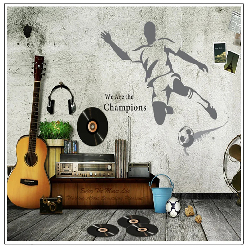 Somos Los Campeones De Futbol Hogar Decoracion Pared Calcomania