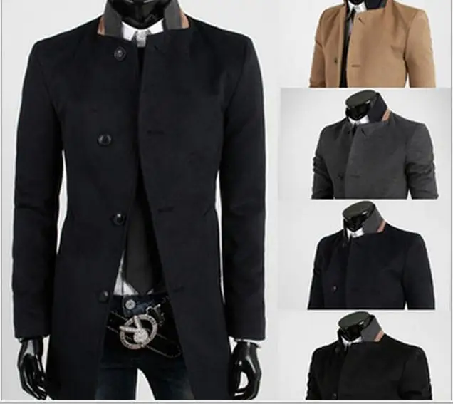Black Men Autumn Winter Windbreaker Coat Korean Version Young Fashion Coat Jacket Europe Business Casual Windbreaker #68261 Black Men Autumn Winter Windbreaker Coat Korean Version Young Fashion Coat Jacket Europe Business Casual Windbreaker #68261