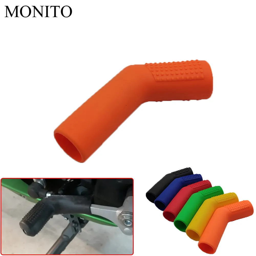 

Motorcycle shift lever protective cover gear shifter shoe protector case For KAWASAKI KX65 KX85 KX125 KX250 KX250F KX450F KX100
