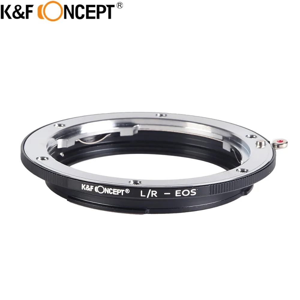 

K&F CONCEPT For L/R-EOS Camera Lens Adapter Ring fit for Leica R LR Mount Lens to for Canon EOS EF Mount Camera Body