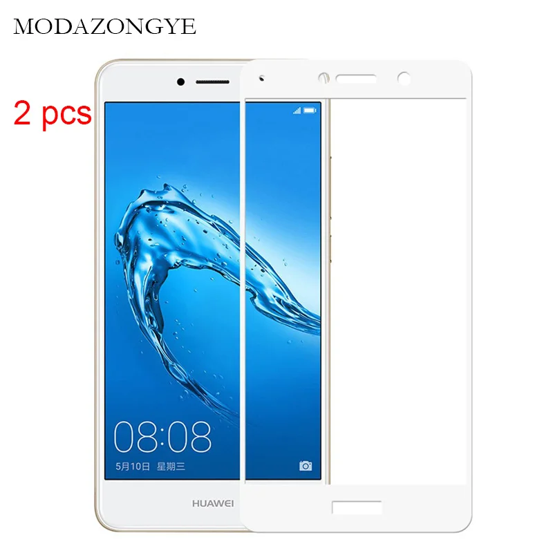 2pcs Tempered Glass For Huawei Y7 2017 Screen Protector For Huawei Y7 Y 7 2017 TRT-L21 Screen Protector Glass Full Cover (3)
