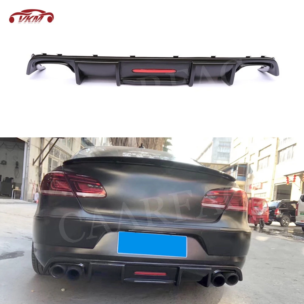 Задняя губа из углеродного волокна светодиодный светильник кой для Volkswagen Passat CC VW