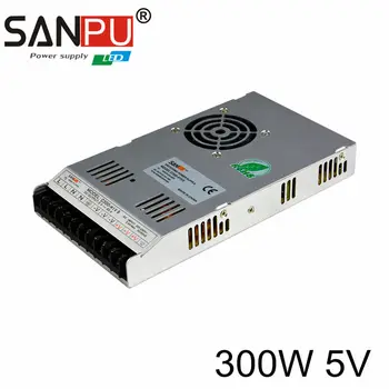 

LED Power Supply 5V 60A 300W LED Driver Power Adapter Switching 220V to 12V Transformer Ultra Thin for 5050 3528 LED Display