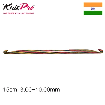 

1 piece Knitpro Symfonie Symfonie Crochet Double Ended Hooks, Multi-Color