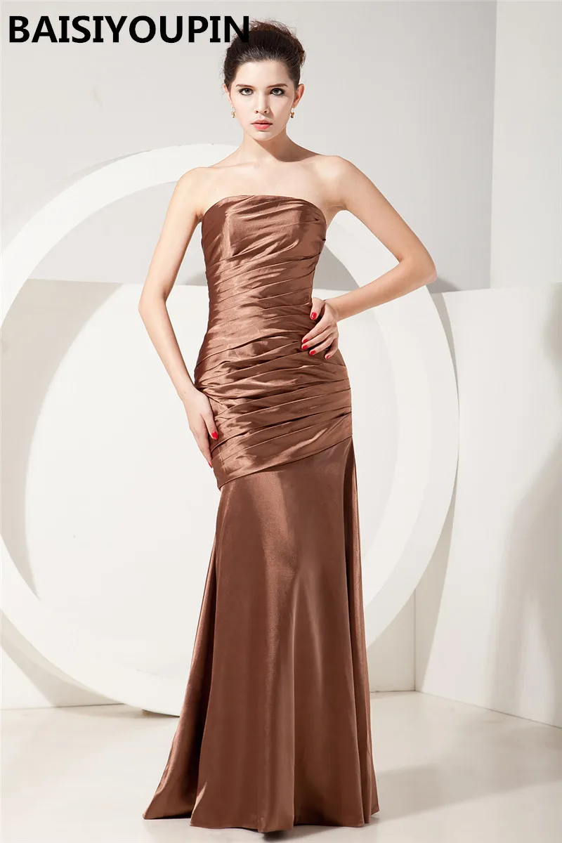 Длинное платье для матери невесты Vestidos Para Madrinha De Casamento 2020 недорогие Длинные