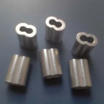 

M3 8 word shape Aluminum Sleeves Clip Fittings Loop Sleeve Cable Crimps Wire Rope