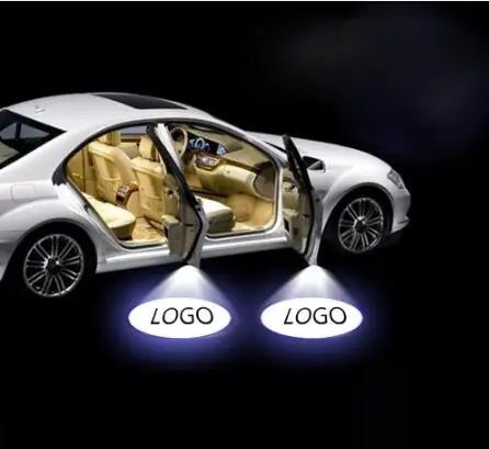 

2Pcs Ghost Shadow Light Welcome Lamp Logo Laser Projector Car LED Door Warning Light For Ford