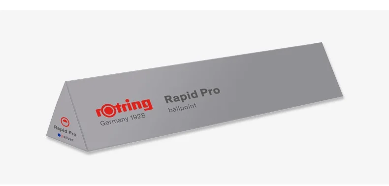 ROtring Rapid Pro M шариковая ручка с синими чернилами Ручка-роллер металлический корпус школьные и офисные канцелярские принадлежности 1 шт